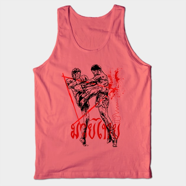 muaythai fighter 5 Tank Top by Paskalamak